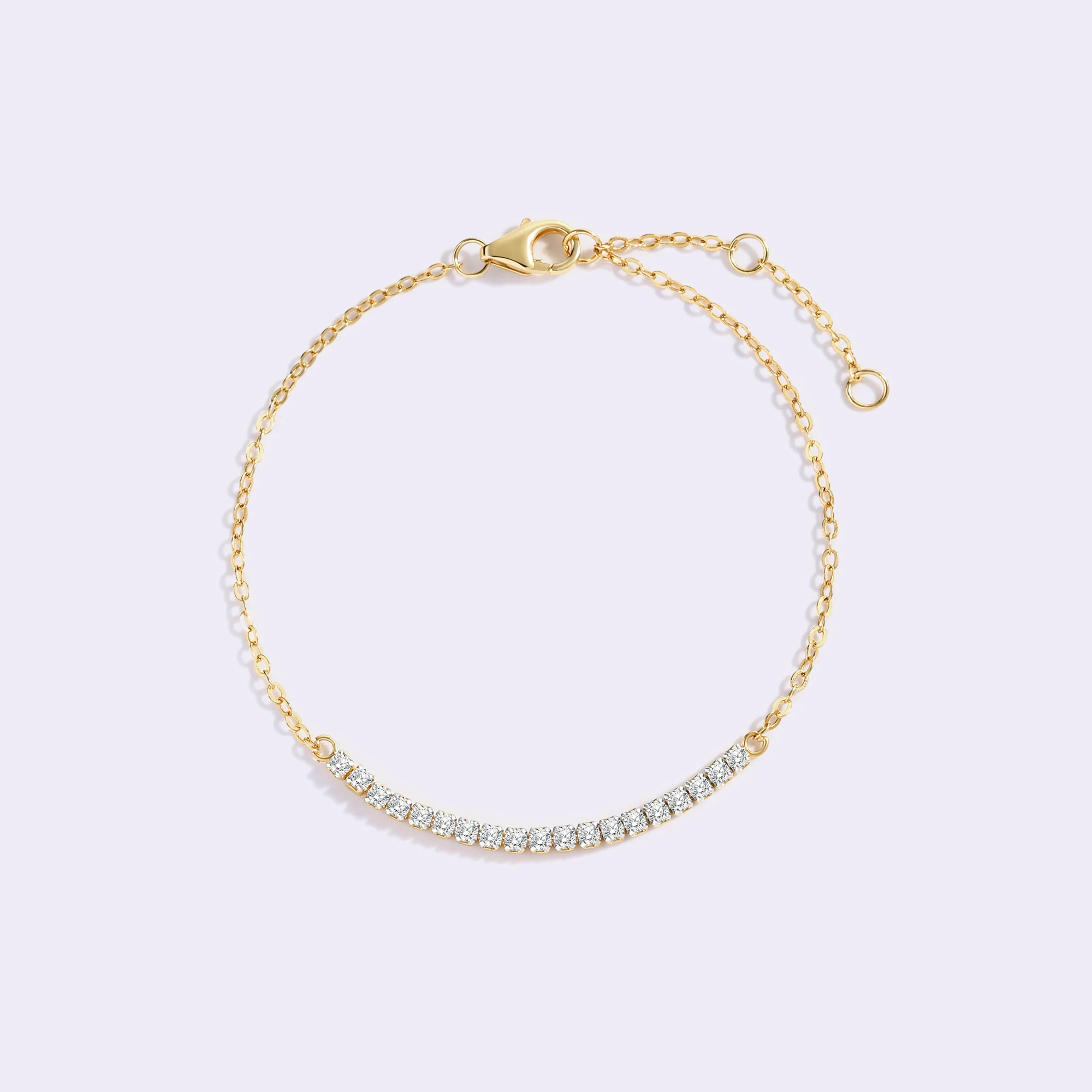 Diamond Bar Bracelet - Image 4