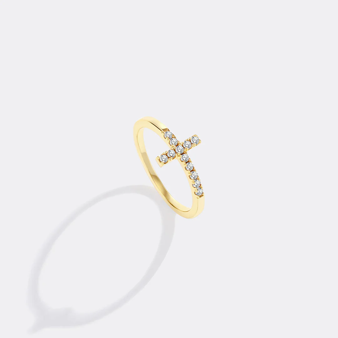 Diamond Cross Ring - Image 5
