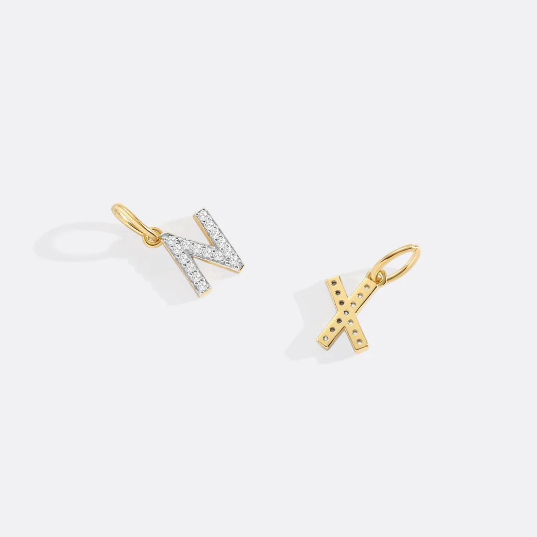 Diamond Initial Charm - Image 5