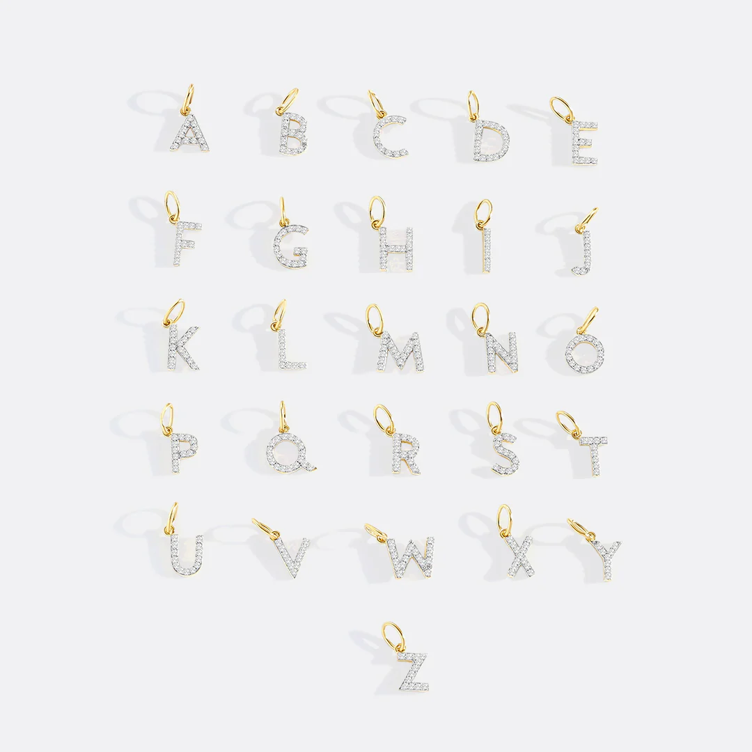 Diamond Initial Charm - Image 8