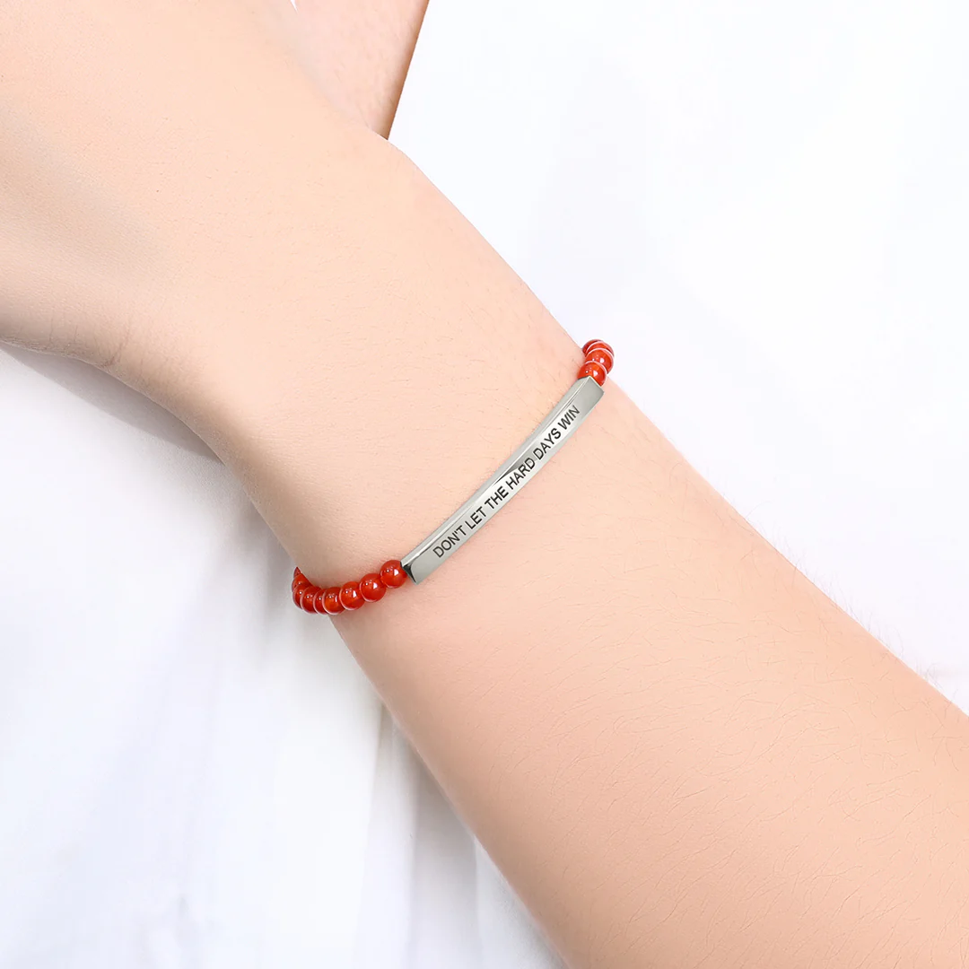 Don't Let The Hard Days Win Beaded Inspire Bracelet - Image 24