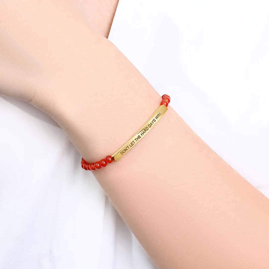 Don't Let The Hard Days Win Beaded Inspire Bracelet - Image 30