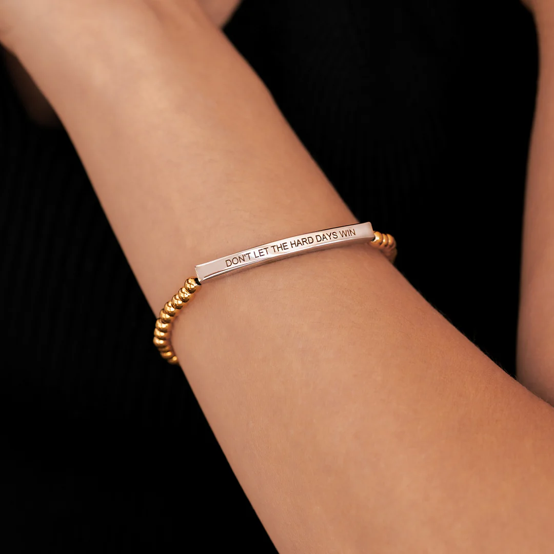 Don't Let The Hard Days Win Beaded Inspire Bracelet - Image 34