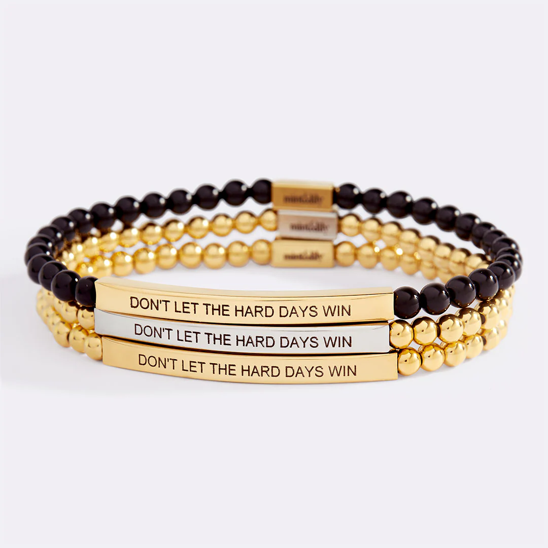 Don't Let The Hard Days Win Beaded Inspire Bracelet - Image 38