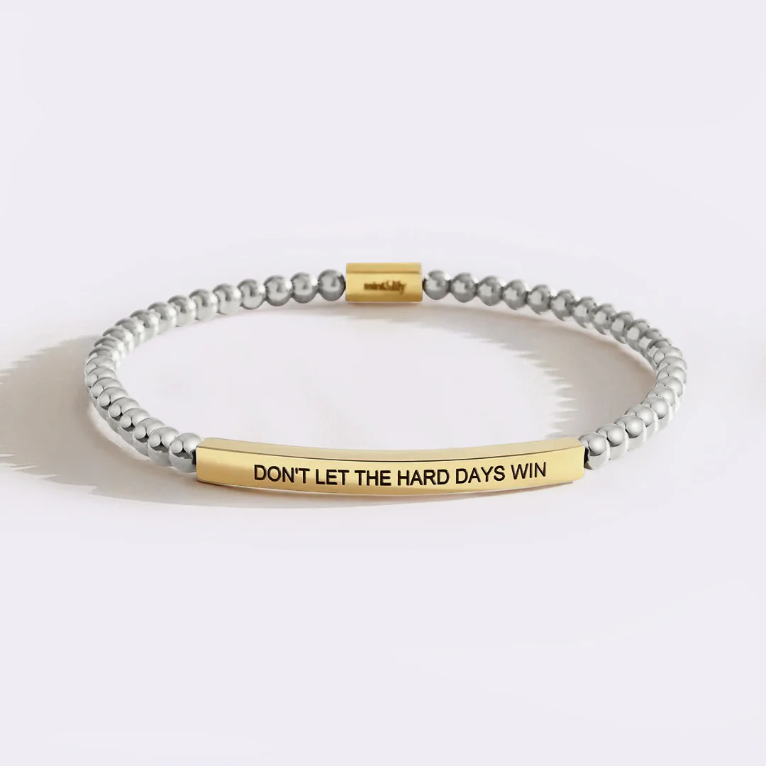 Don't Let The Hard Days Win Beaded Inspire Bracelet - Image 53