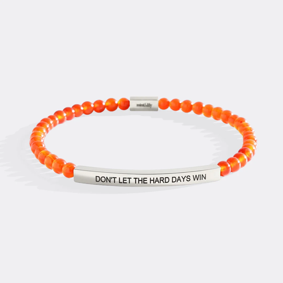 Don't Let The Hard Days Win Beaded Inspire Bracelet - Image 6