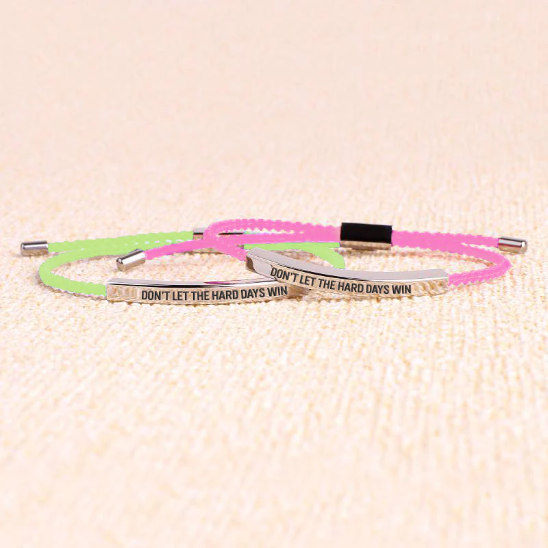 Don't Let The Hard Days Win Inspire Bracelet - Image 18