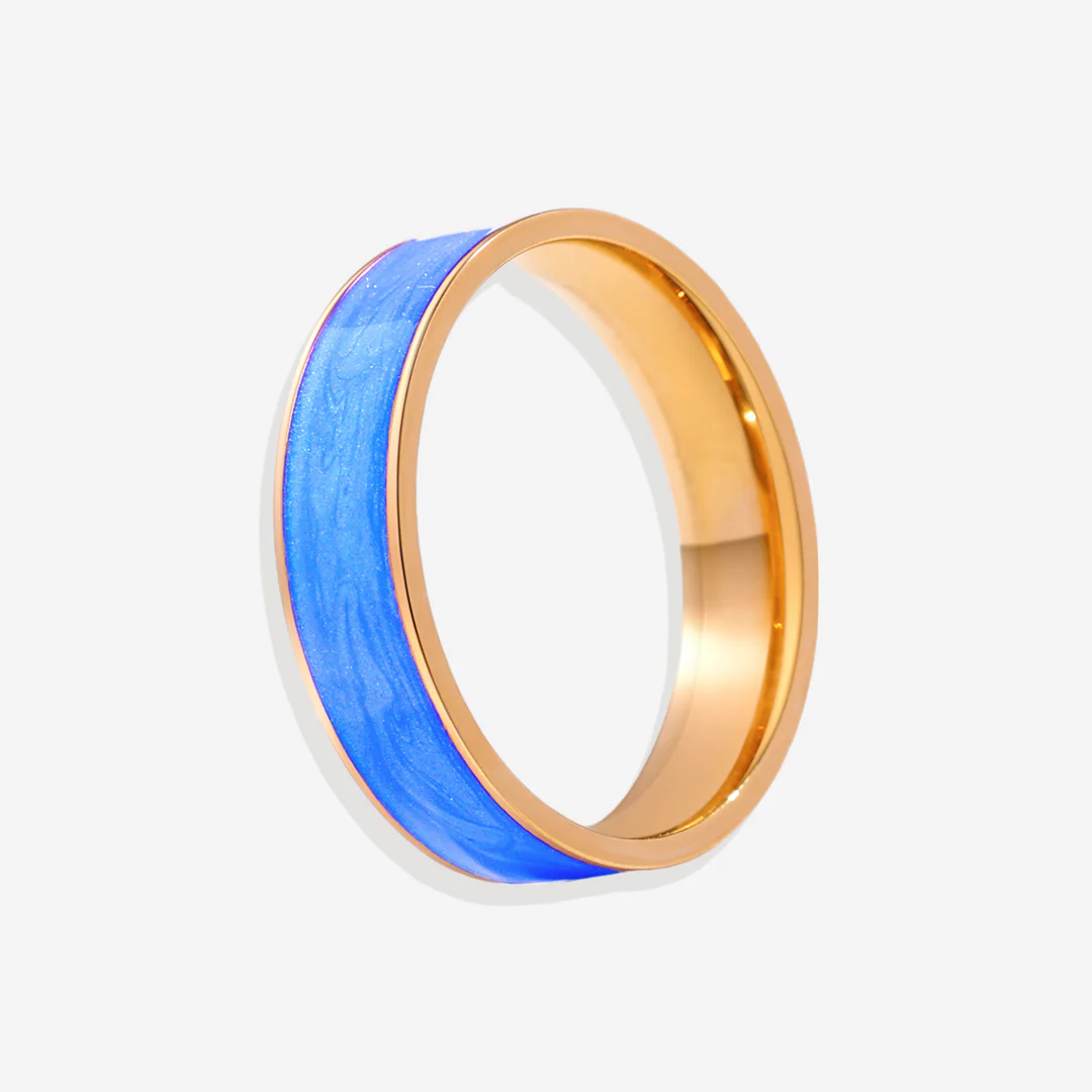 Enamel Band Ring - Image 11