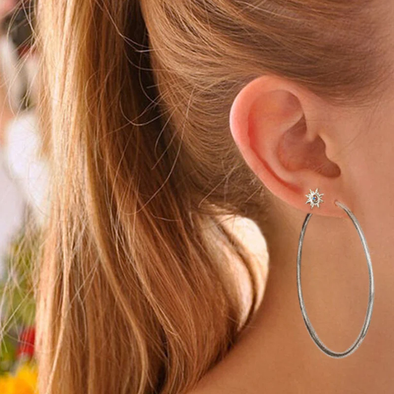 Endless Hoop Earrings - Image 9