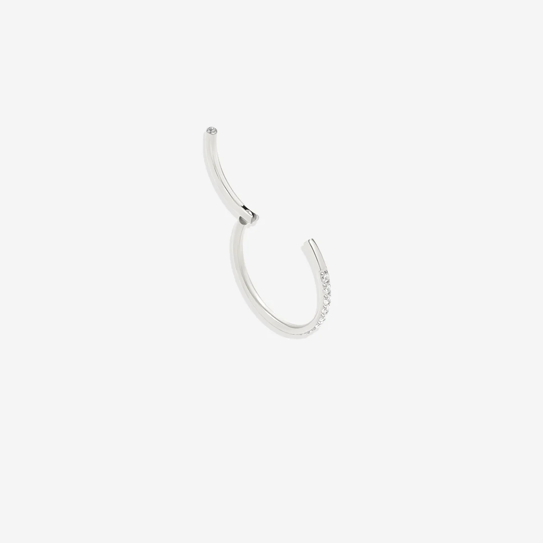 Eternity Crystal Cartilage Hoop Earrings | 16g - Image 31