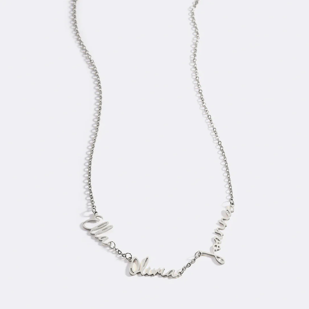 Fairy Multiple Name Necklace | Add Up to 4 Names - Image 112