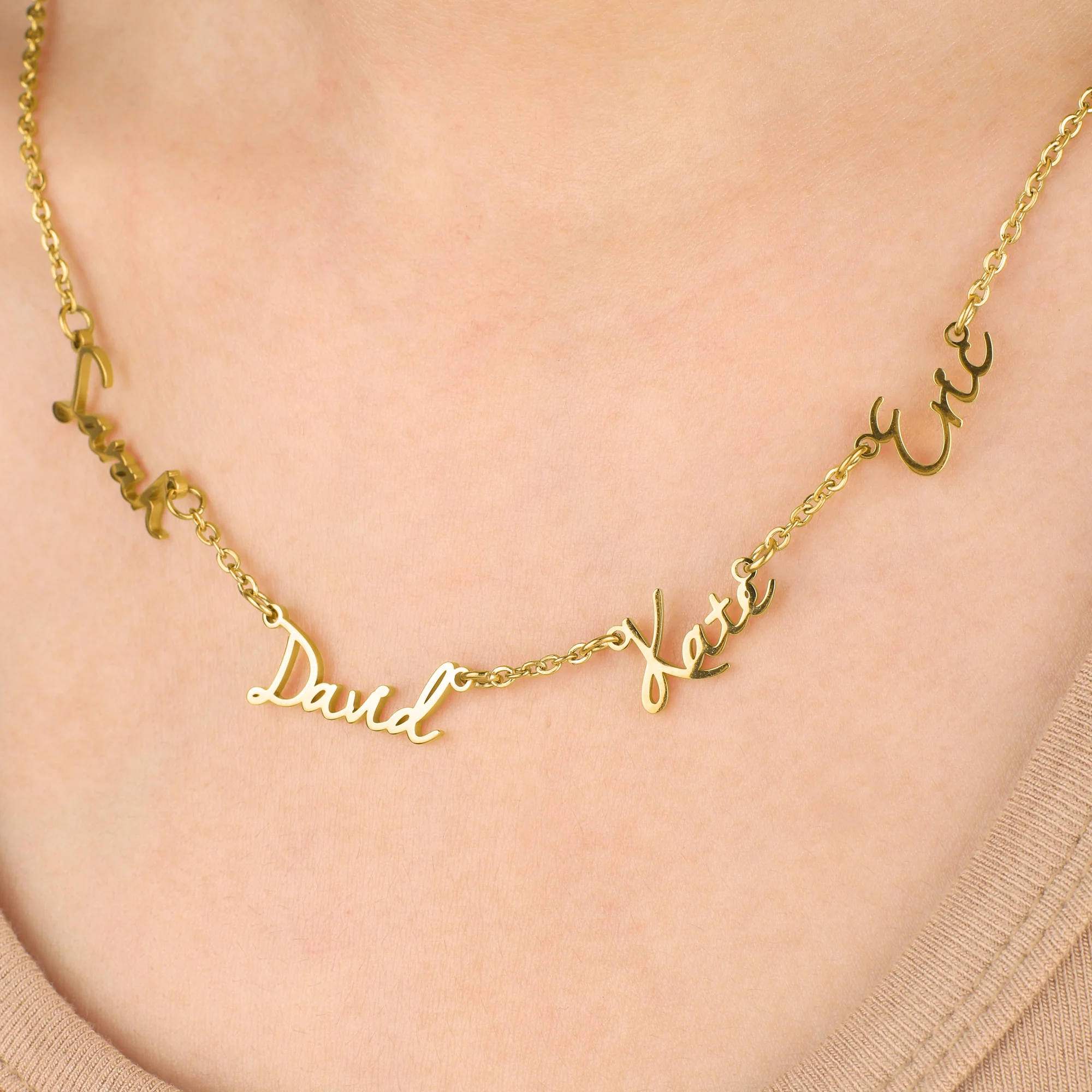 Fairy Multiple Name Necklace | Add Up to 4 Names - Image 48
