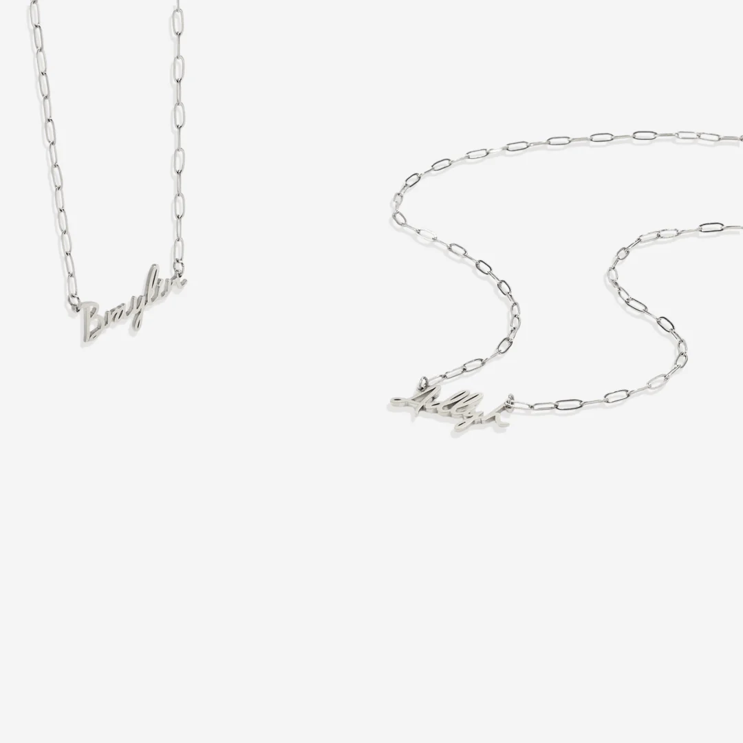 Fairy Name Necklace with Paperclip Chain - Image 26