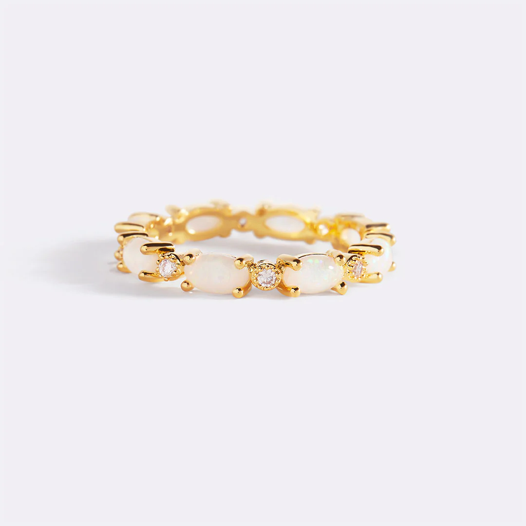 Eternity Fire Opal Ring - Image 10