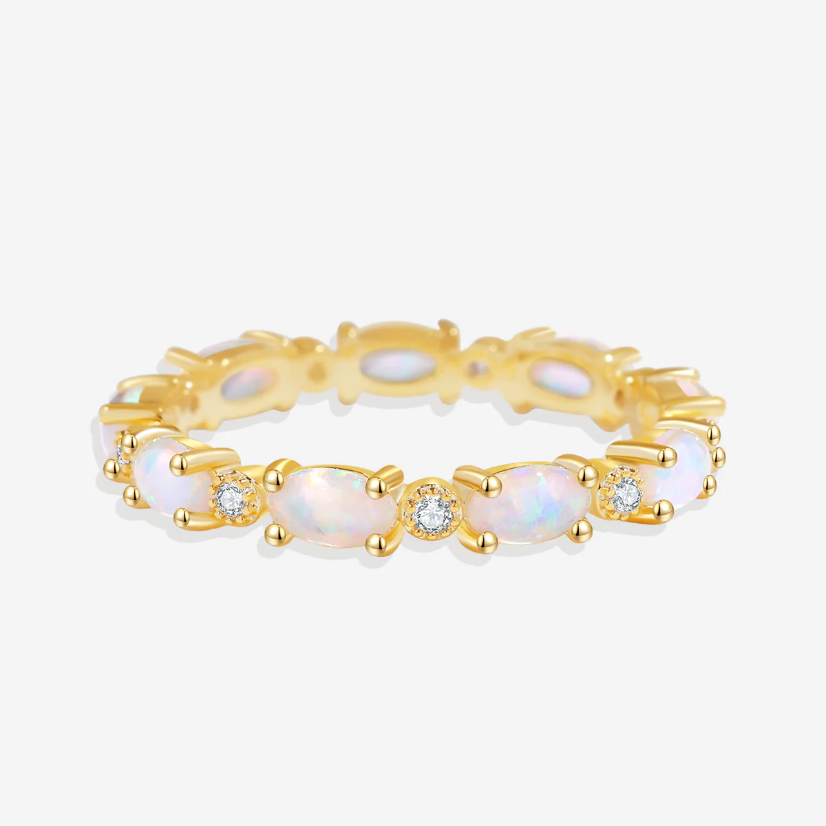 Eternity Fire Opal Ring - Image 12