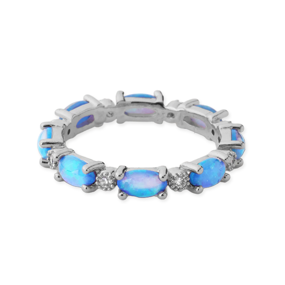 Eternity Fire Opal Ring - Image 28