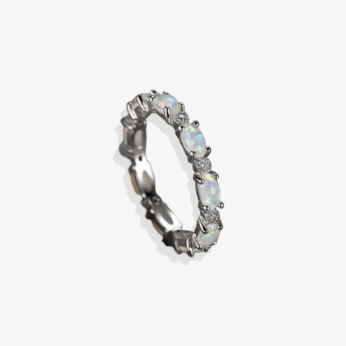 Eternity Fire Opal Ring - Image 35