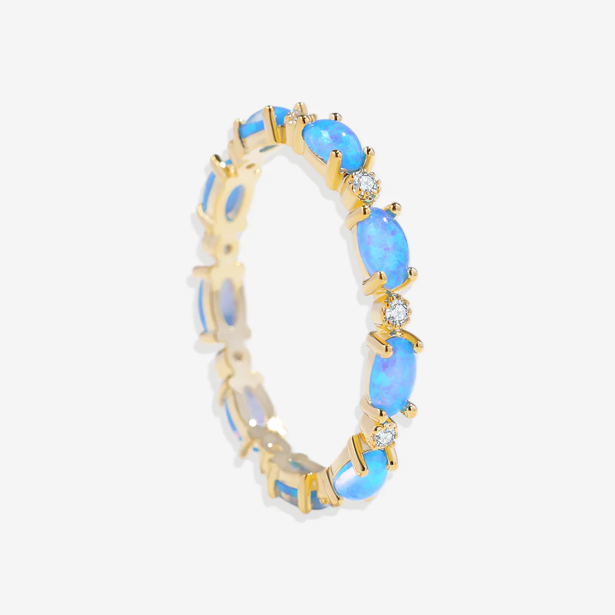 Eternity Fire Opal Ring - Image 43