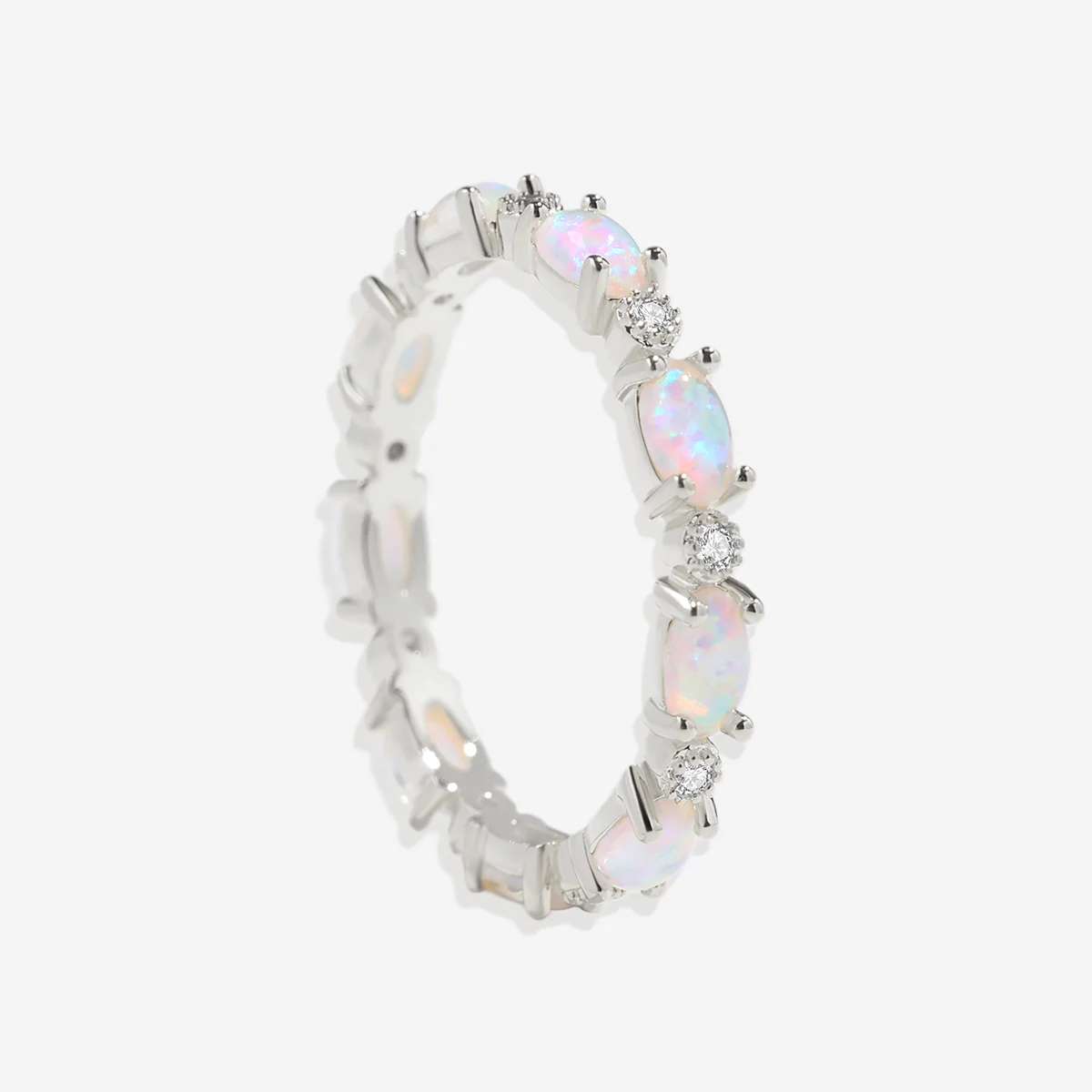Eternity Fire Opal Ring - Image 44