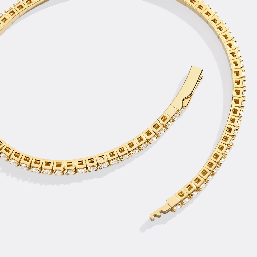 Flexible Diamond Tennis Bracelet - Image 6