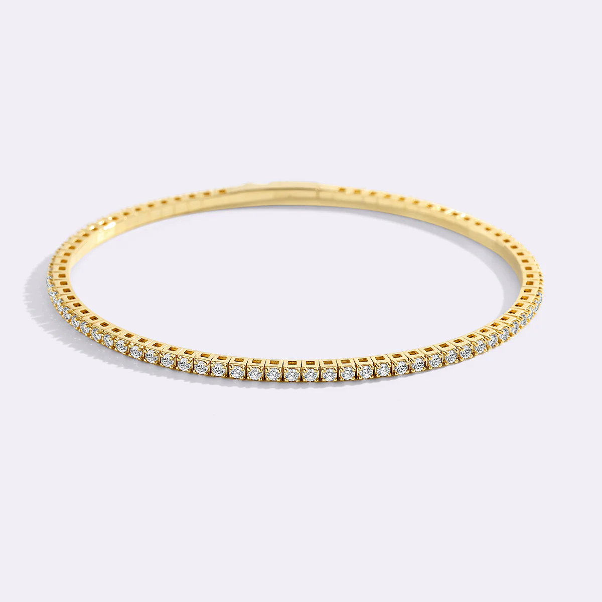 Flexible Diamond Tennis Bracelet - Image 8