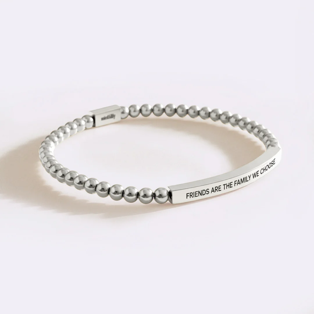 Friends Are The Family We Choose Beaded Inspire Bracelet - Image 11