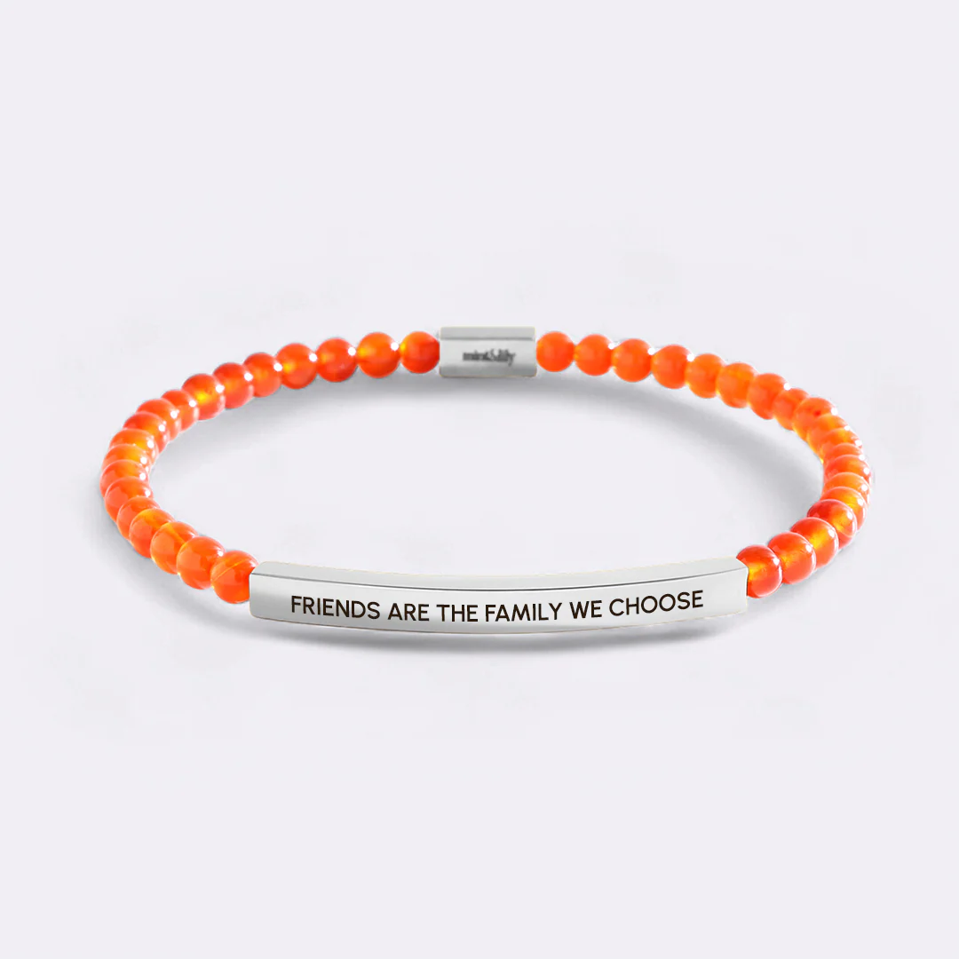 Friends Are The Family We Choose Beaded Inspire Bracelet - Image 5