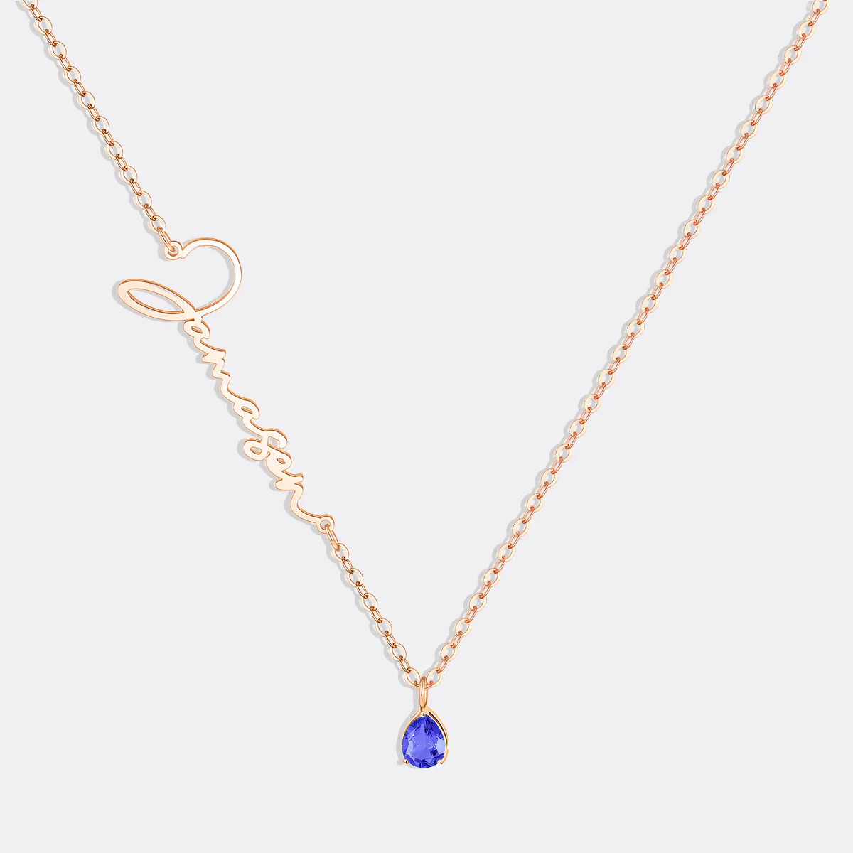 Handmade Birthstone Name Necklace - Image 101