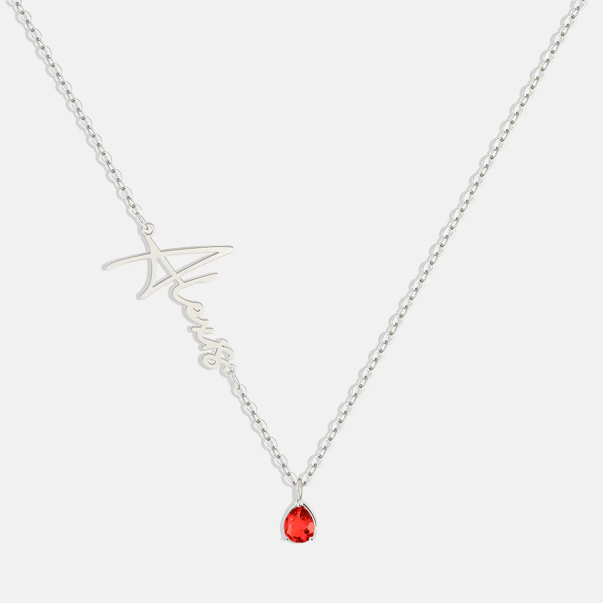 Handmade Birthstone Name Necklace - Image 76