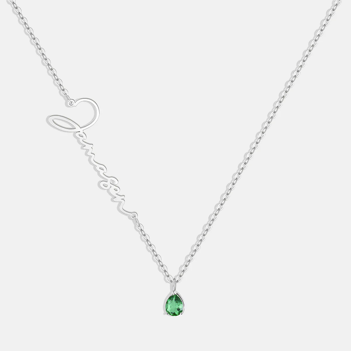Handmade Birthstone Name Necklace - Image 80