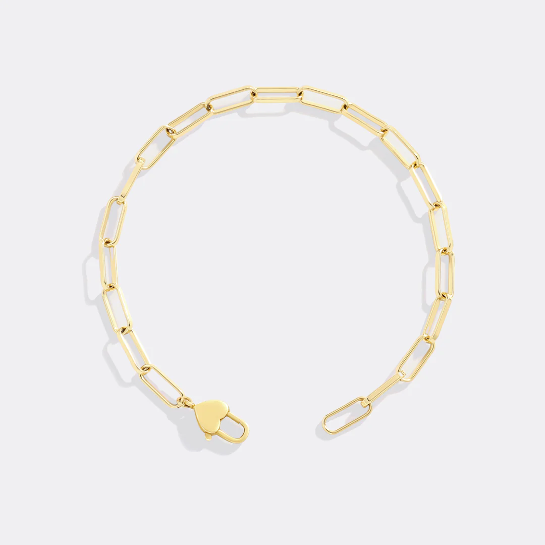 Heart Padlock Bracelet - Image 5