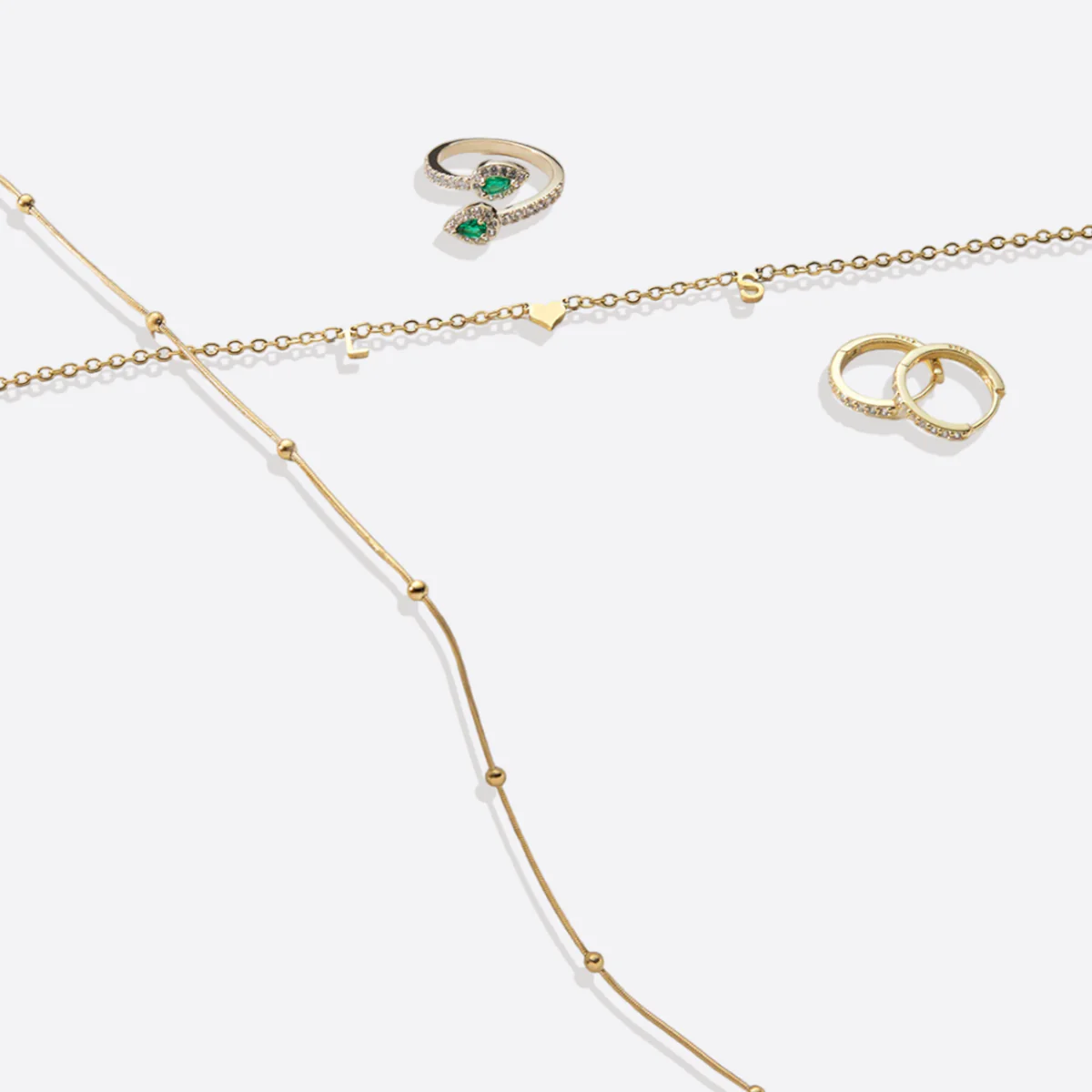 Pave Huggie Hoop Earrings - Image 39