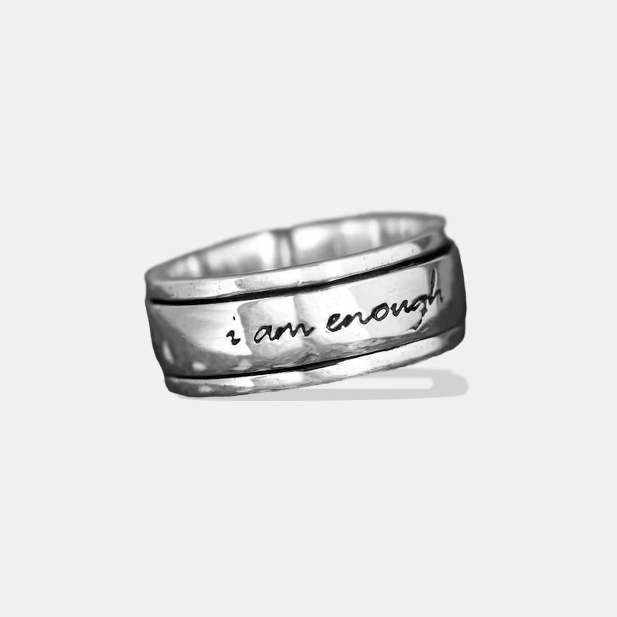I am Enough Spinning Fidget Ring - Image 2