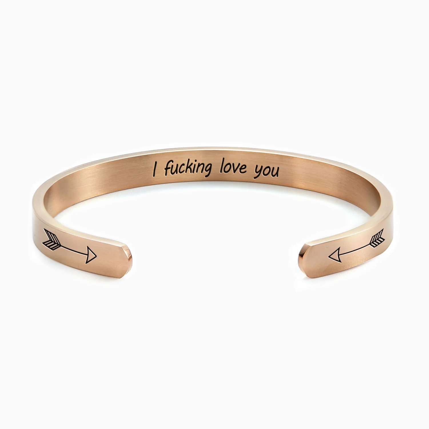 I Fucking Love You Personalizable Cuff Bracelet - Image 13