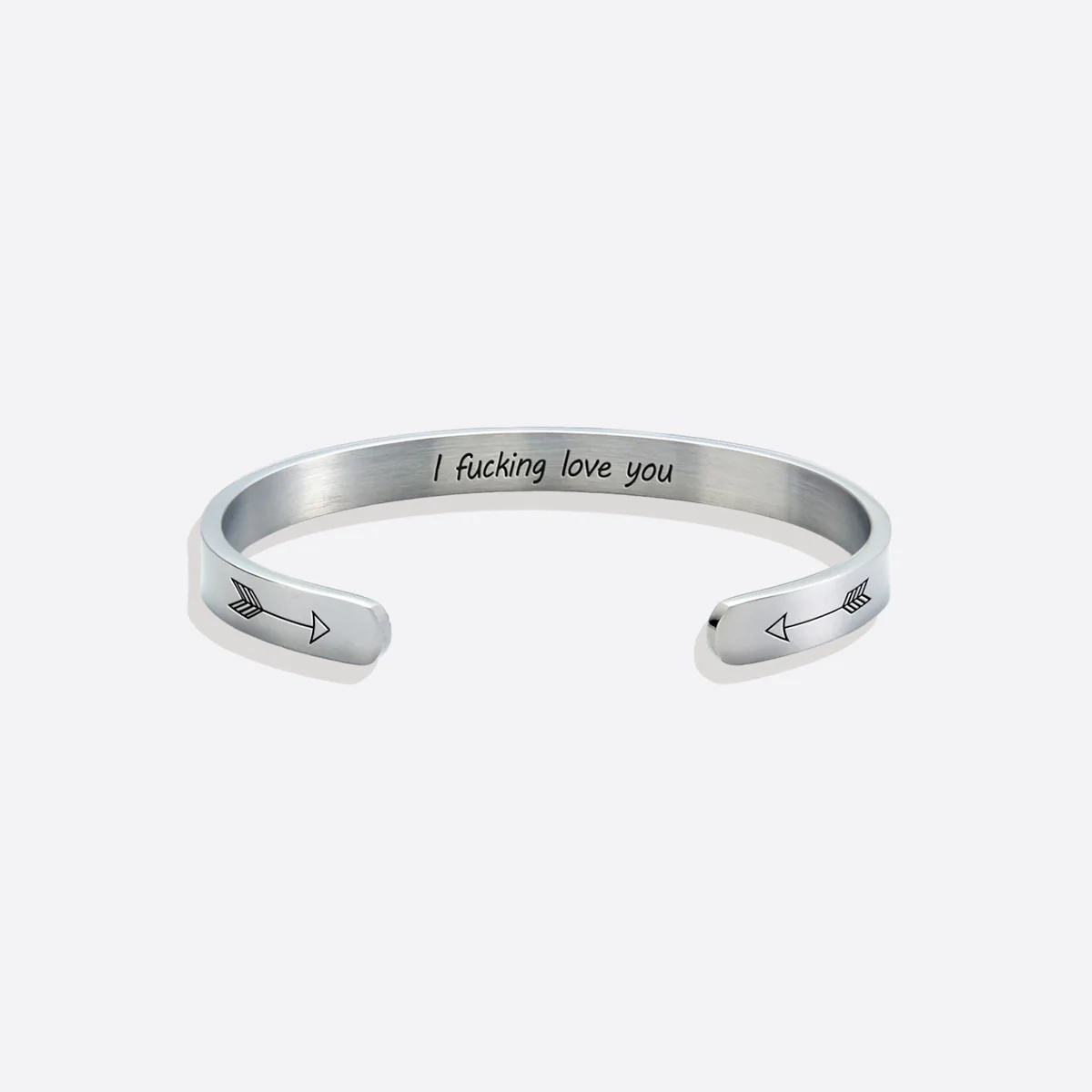 I Fucking Love You Personalizable Cuff Bracelet - Image 35