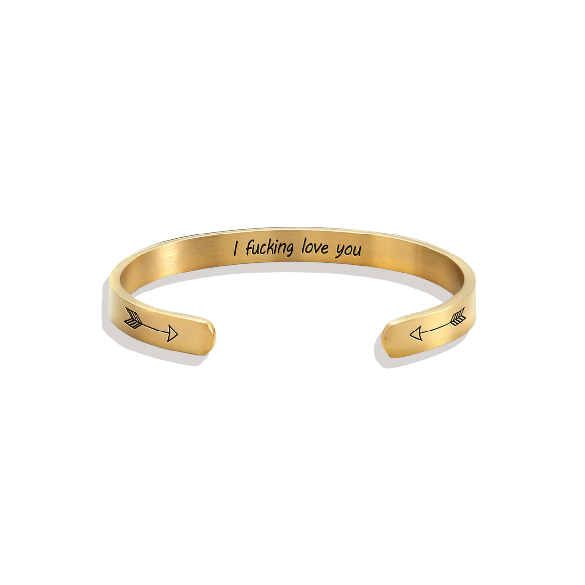 I Fucking Love You Personalizable Cuff Bracelet - Image 4