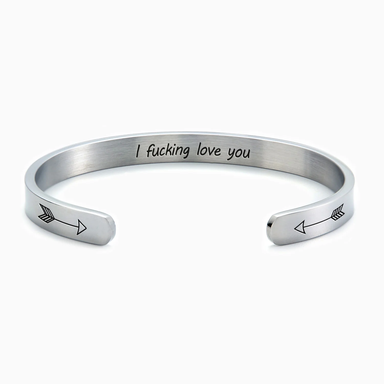 I Fucking Love You Personalizable Cuff Bracelet - Image 6