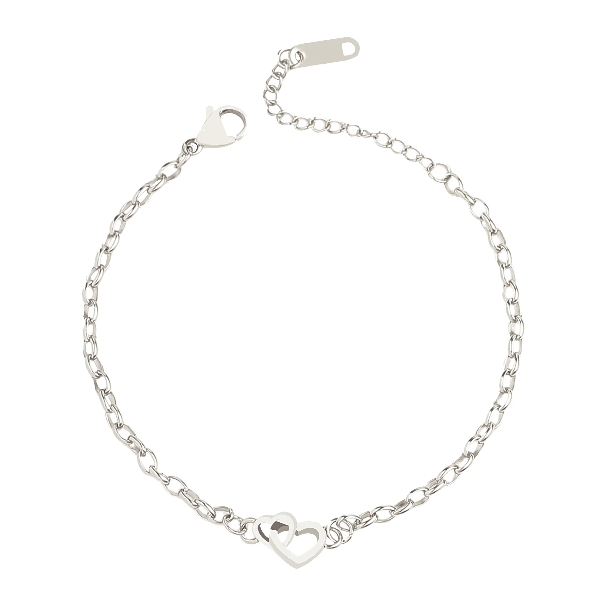 Interlocking Mini Heart Bracelet - Image 8