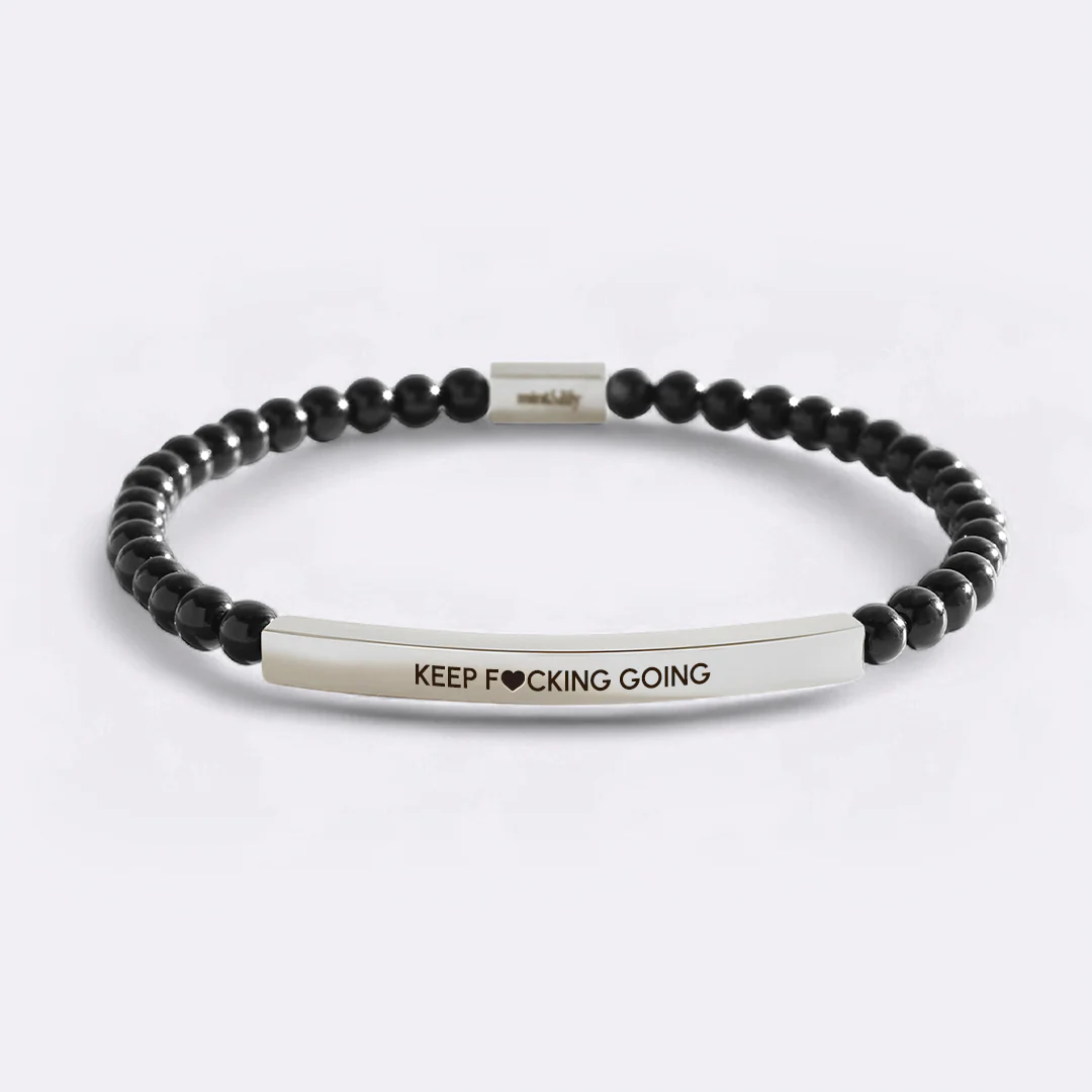 Keep Fâ„cking Going Beaded Inspire Bracelet - Image 10