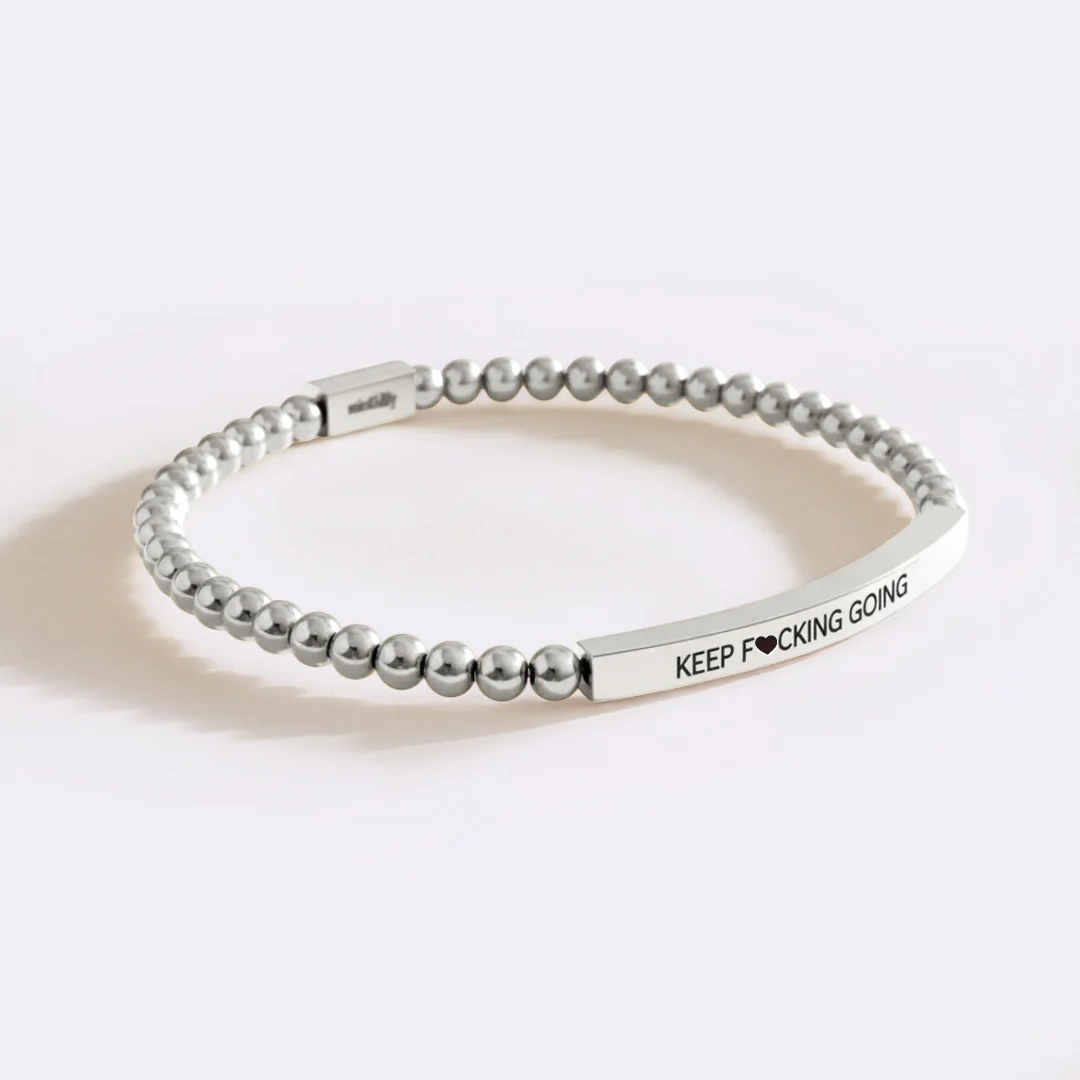 Keep Fâ„cking Going Beaded Inspire Bracelet - Image 8