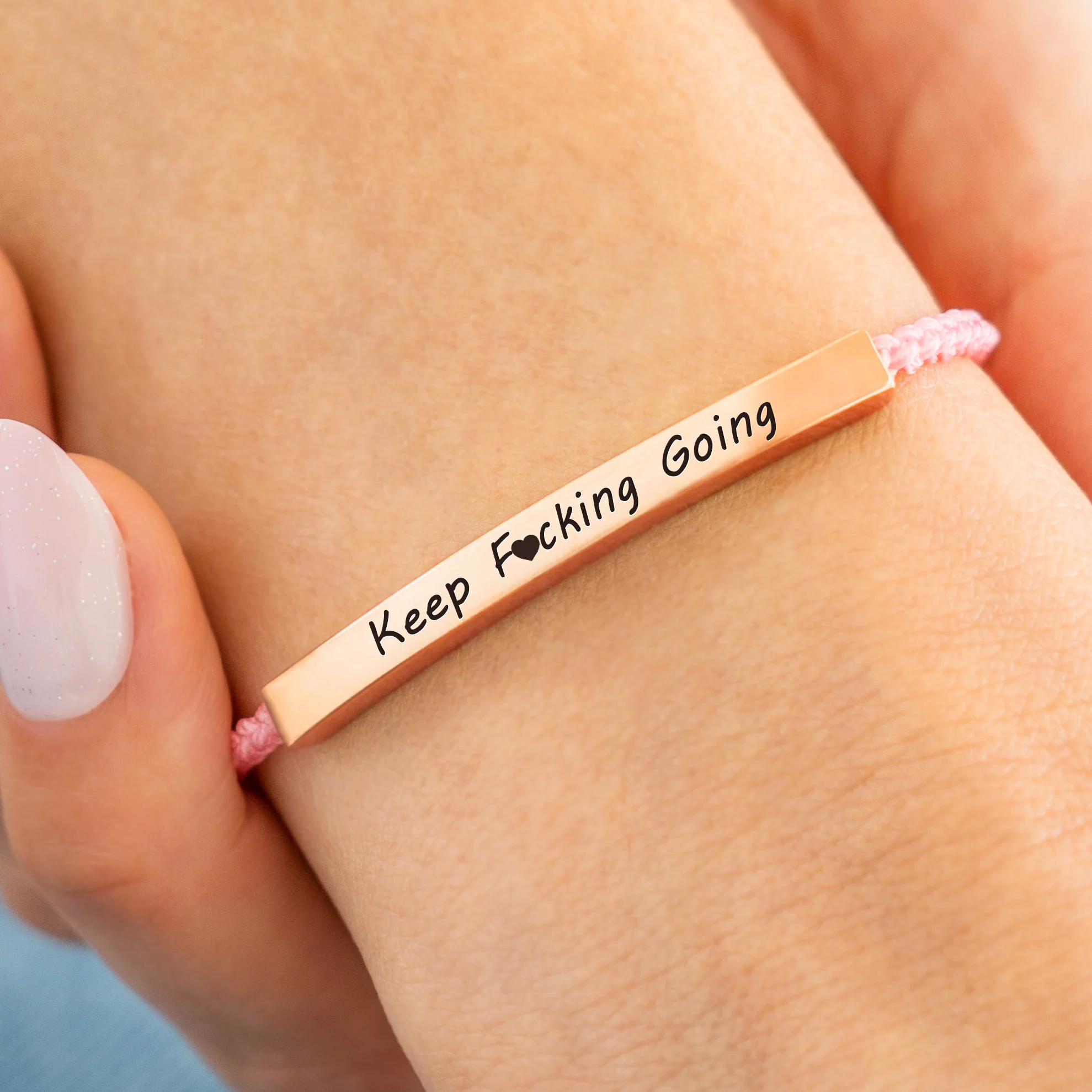 Keep Fcking Going Inspire Bracelet - Image 86