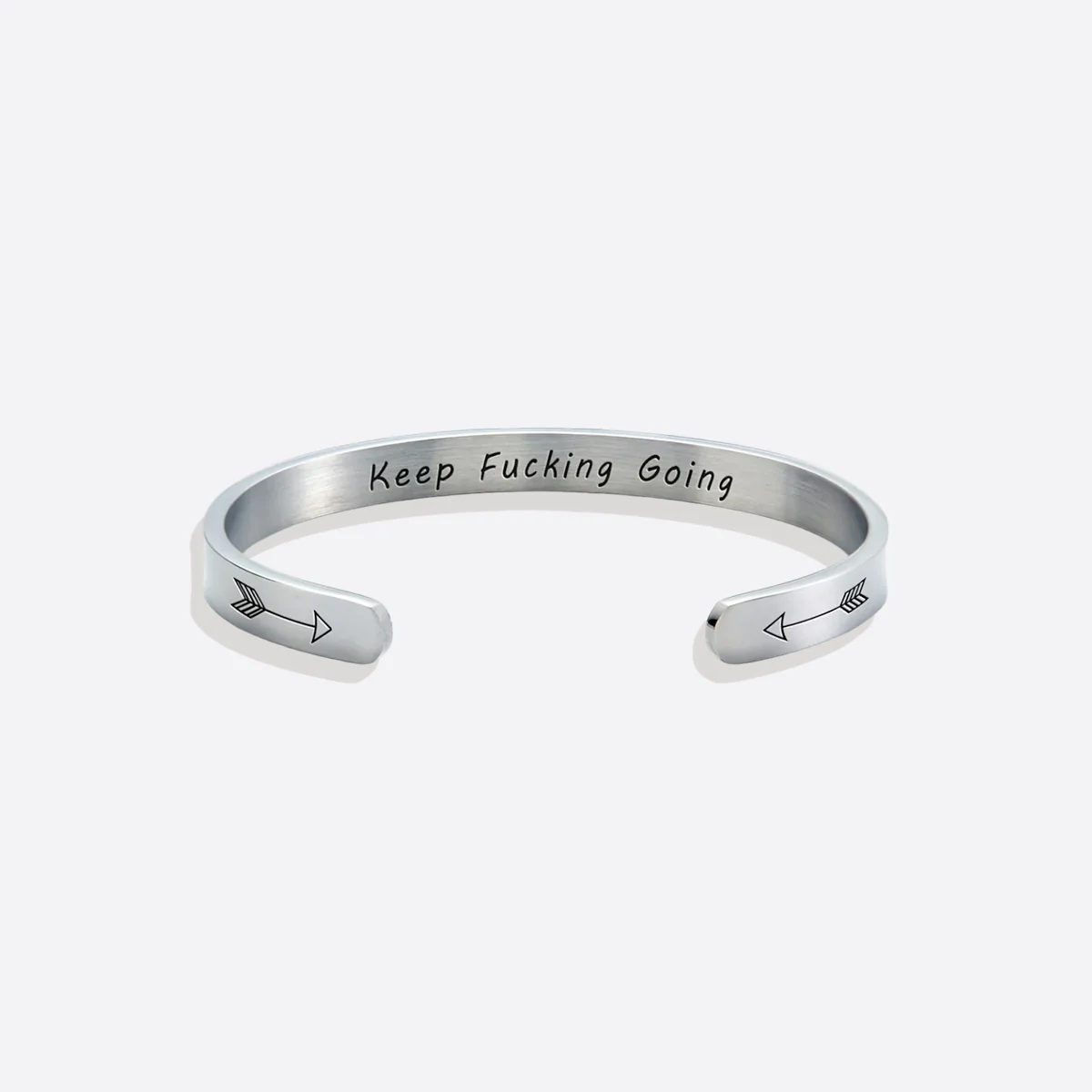 Keep Fucking Going Personalizable Cuff Bracelet - Image 38