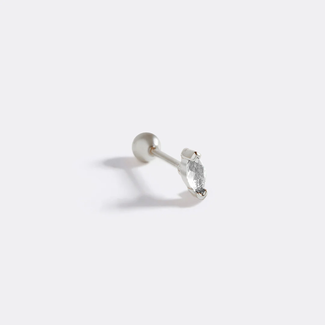 Marquis Gemstone Sleeper Stud Earrings - Image 23