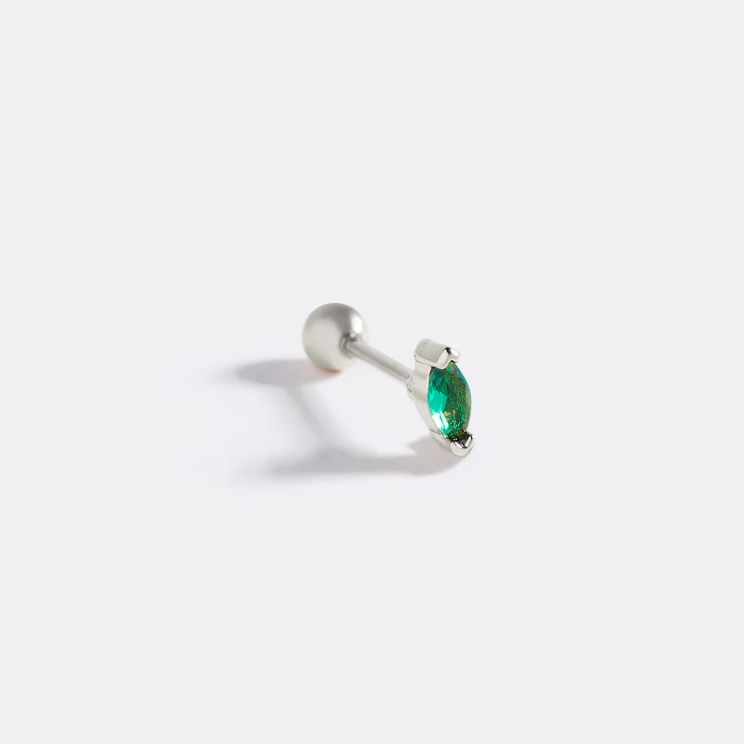 Marquis Gemstone Sleeper Stud Earrings - Image 39