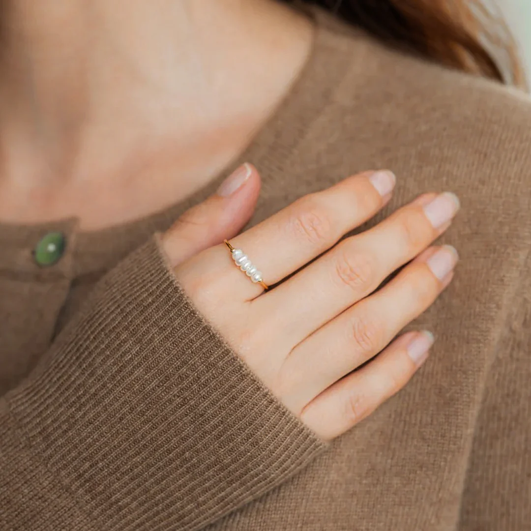 Mini Pearl Ring - Image 10