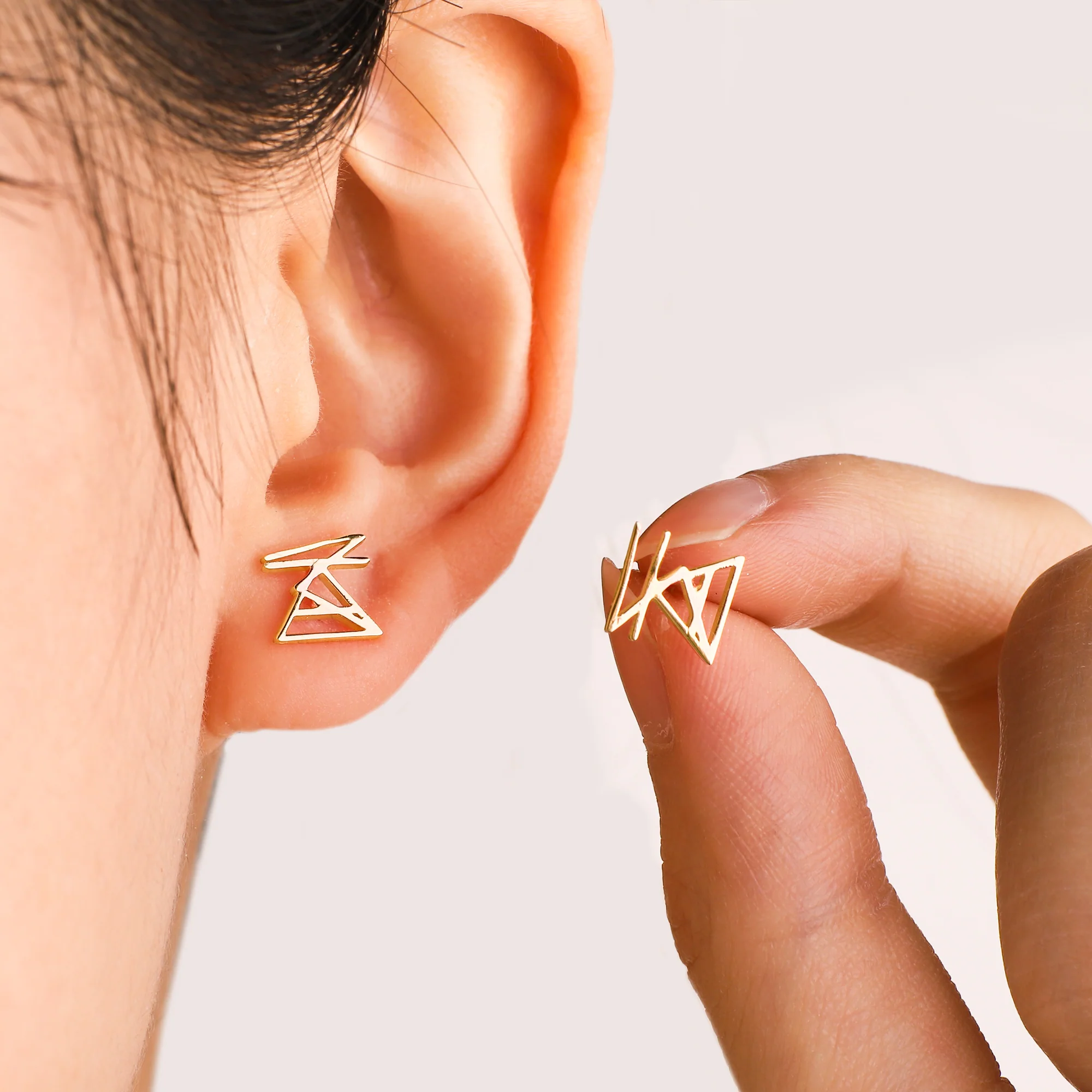 Monogram Name Earrings - Image 5