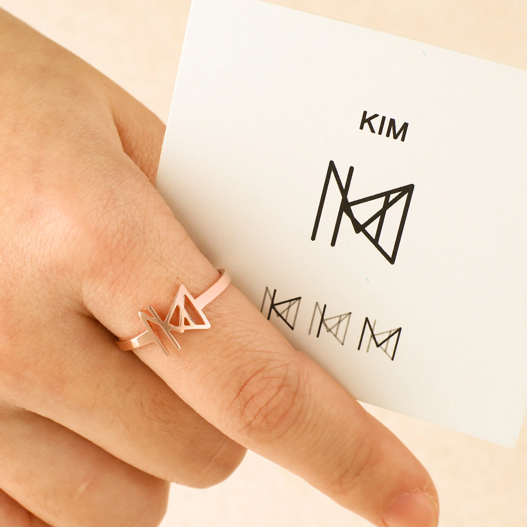 Monogram Name Ring - Image 37
