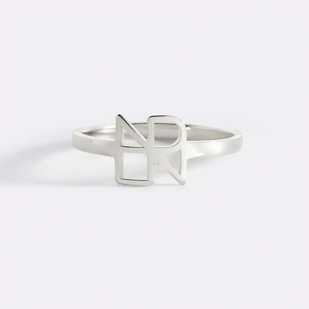 Monogram Name Ring - Image 45