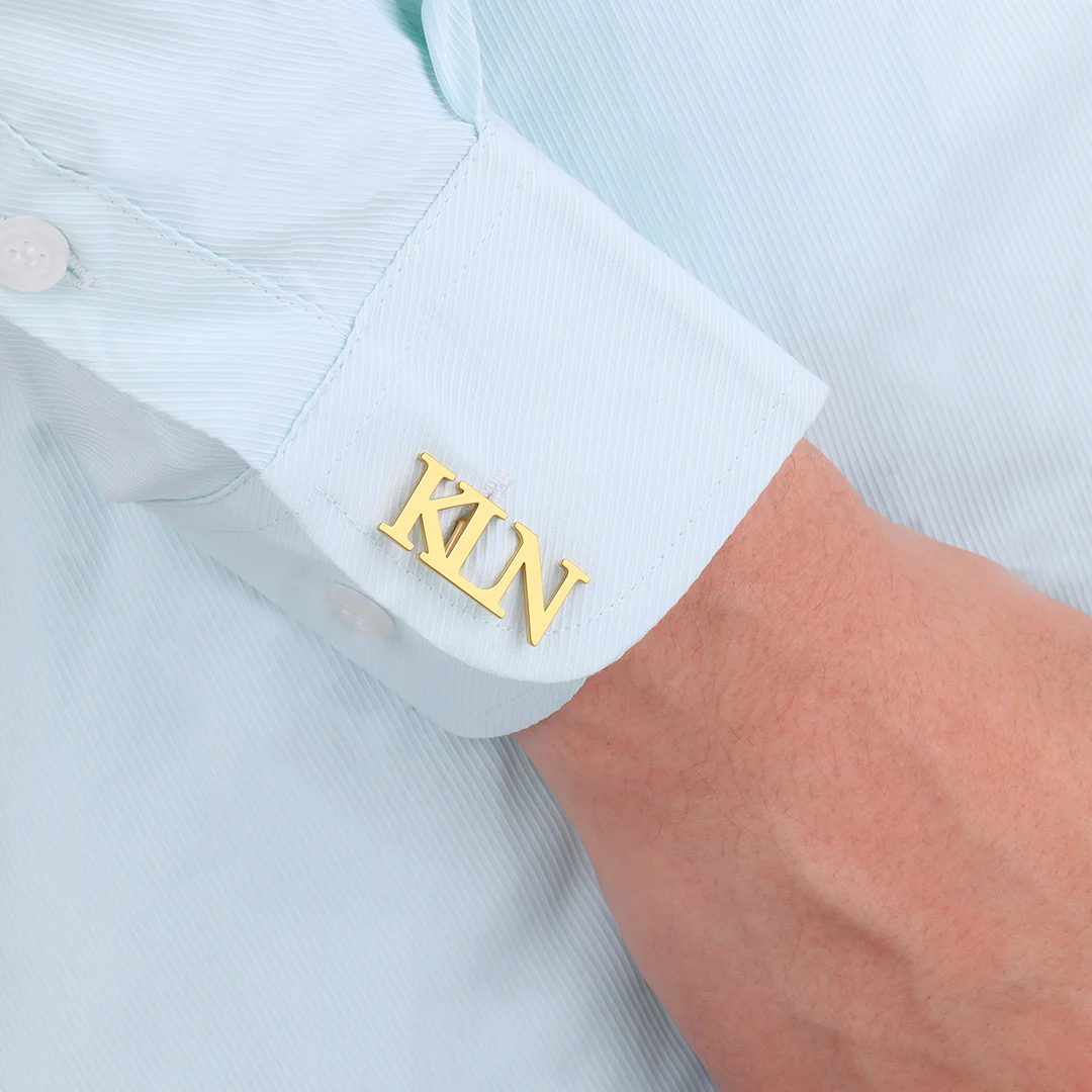 Monogrammed Cufflinks with Initials - Image 43