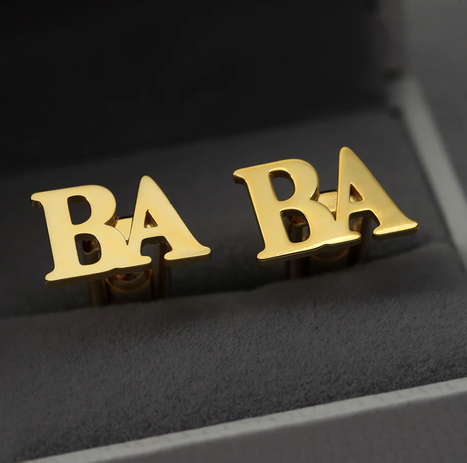 Monogrammed Cufflinks with Initials - Image 8